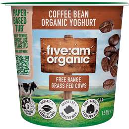 Five:Am Organic Yoghurt Coffee Bean 150g