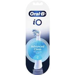 Oral-B iO Advanced Clean Tooth Brush Refills 2 pack