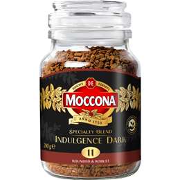 Moccona Freeze Dried Instant Coffee Indulgence Dark 200g