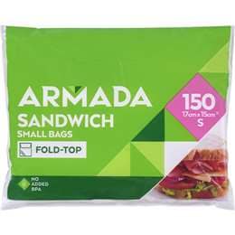 Armada Sandwich Bags 150 pack