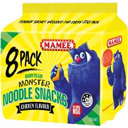 Mamee Noodle Snacks Chicken 25g x 8 pack