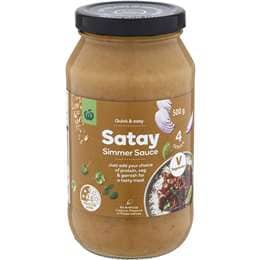Woolworths Satay Simmer Sauce 500g
