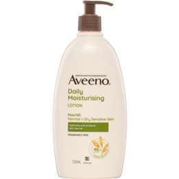 Aveeno Daily Moisturising Body Lotion Fragrance Free Sensitive Skin 532mL