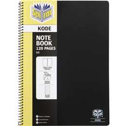 Spirax A4 Notebook 120 Pages Assorted each