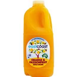 Eastcoast Orange & Passionfruit 2L