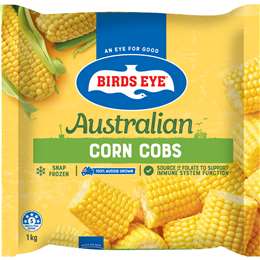 Birds Eye Frozen Australian Corn Cobs 1kg