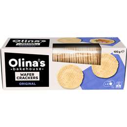 Olina's Bakehouse Wafer Crackers Original 100g