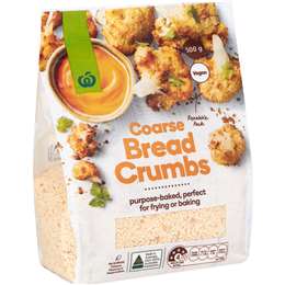 Woolworths Baked Bread Crumbs Coarse 500g