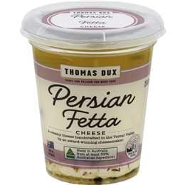 Thomas Dux Persian Fetta Cheese 180g