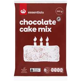 Woolworths Essentials Cake Mix Chocolate 340g