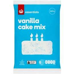 Woolworths Essentials Cake Mix Vanilla 340g