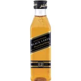 Johnnie Walker Black Miniatures Scotch Whiskey 50mL