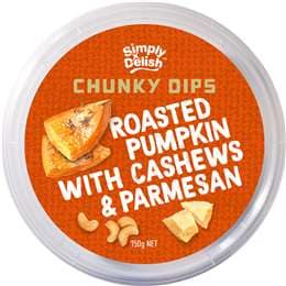 Simply Delish Roasted Pumpkin With Cashews & Parmesan 150g