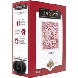 Hardys Stamp Cask Wine Shiraz 3L