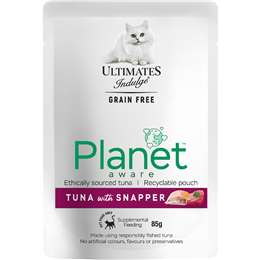 Ultimates Indulge Planet Aware Tuna With Snapper Wet Cat Food 85g