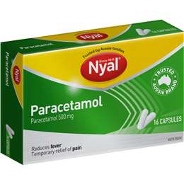 Nyal Paracetamol 500mg Capsules 16 pack