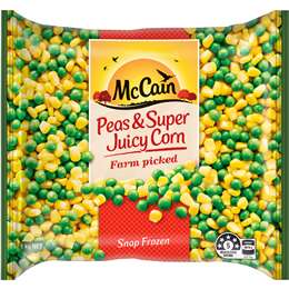 McCain Frozen Peas & Super Juicy Corn 1kg