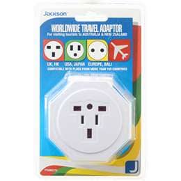 Jackson Worldwide Travel Adaptor each