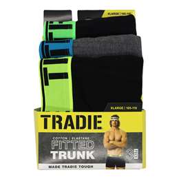 Tradie Mens Trunk Size XL 3 pack