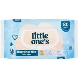 Little One's Baby Wipes 80 pack