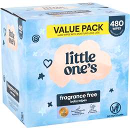 Little One's Baby Wipes 480 pack