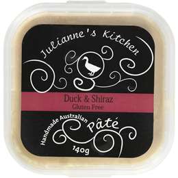 Julianne's Kitchen Duck & Shiraz Pate 140g