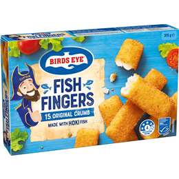 Birds Eye Fish Fingers Original Crumb Hoki 375g