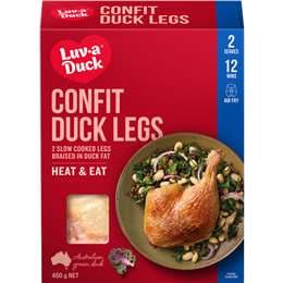 Luv-A-Duck Confit Duck Legs Slow Cooked 450g