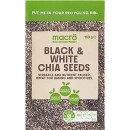 Macro Chia Seed Black & White 150g