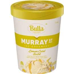 Bulla Murray Street Ice Cream Lemon Curd Swirl Tub 1L