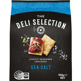 Red Rock Deli Selection Crackers Sea Salt 130g
