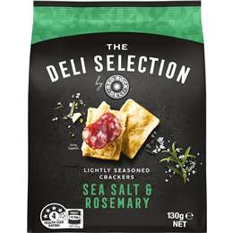 Red Rock Deli Selection Crackers Sea Salt & Rosemary 130g