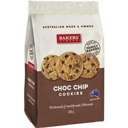 Bakers Finest Choc Chip Cookies 300g