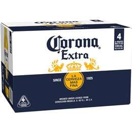 Corona Extra Lager Bottles 330mL x 24 pack