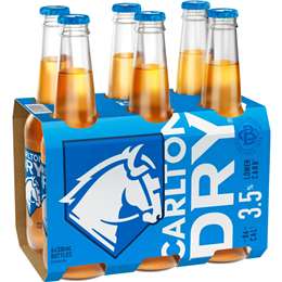 Carlton Dry Mid 3.5 330mL x 6 pack