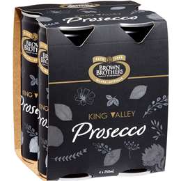 Brown Brothers Prosecco Can 250mL x 4 pack
