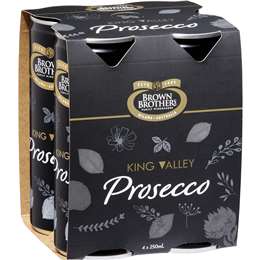 Brown Brothers King Valley Prosecco 250mL x 24 case