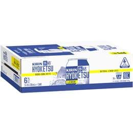 Kirin Hyoketsu Lemon Cans 330mL x 30 pack