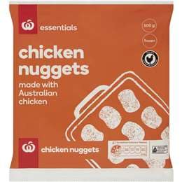 Woolworths Essentials Crumbed Chicken Nuggets 500g