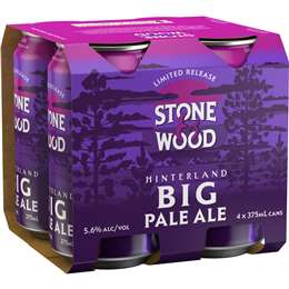 Stone & Wood Hinterland Big Pale Can 375mL x 4 pack