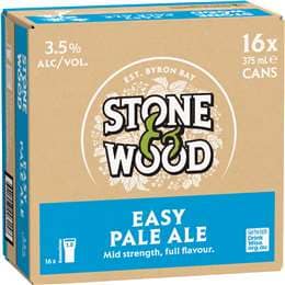 Stone & Wood Easy Pale Ale Cans 375mL x 16 pack