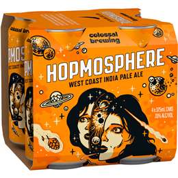 Colossal Brewing Hopmosphere West Coast IPA Cans 375mL x 4 pack