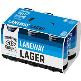 Stomping Ground Laneway Lager Cans 355mL x 6 pack