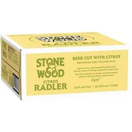 Stone & Wood Citrus Radler Pale Ale Cans 330mL x 16 pack