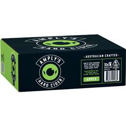 Amply's Hard Apple Cider Can 375mL x 30 pack