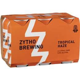 Zytho Brewing Tropical Haze Cans 375mL x 6 pack