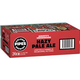 Golden Pipes Brewing Hazy Pale Ale Cans 375ml x24 Case