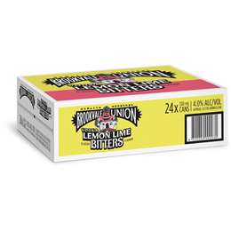 Brookvale Union Vodka Lemon Lime & Bitters Cans 330mL x 24 case