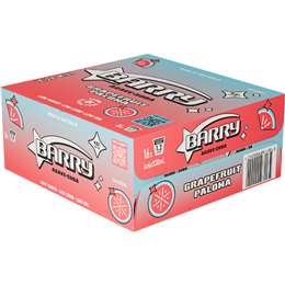 Barry Grapefruit Paloma Cans 330mL x 16 pack