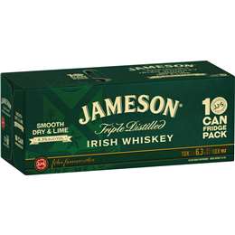 Jameson Smooth Dry Lime 375mL x 30 case